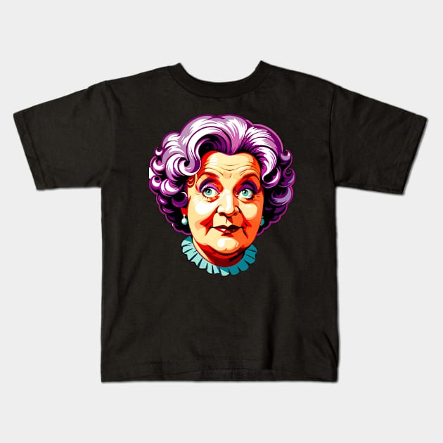 Mrs Slocombe Kids T-Shirt by Sobalvarro